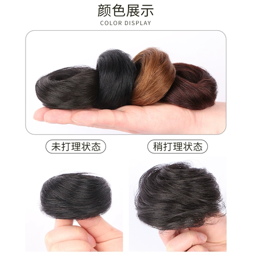 Парик изготовленный из настоящих волос, заколка для волос изготовленная из настоящих волос, придает объем