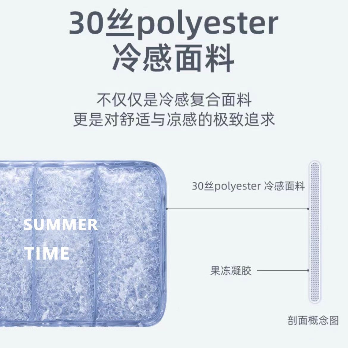凝胶冰垫坐垫汽车坐垫凉垫办公降温垫学生屁垫冰凉透气久坐神器