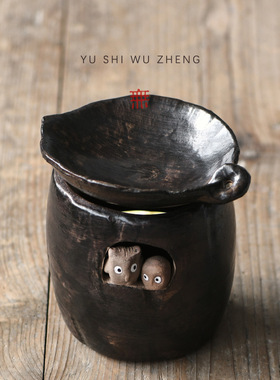 侘寂风简约可爱实用香器