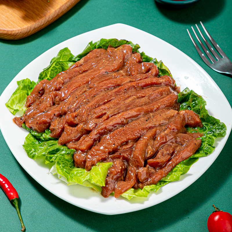 黑椒肉柳2斤安井冻品先生鸭肉麻辣烫冒菜火锅烧烤食材酒店半成品-图1