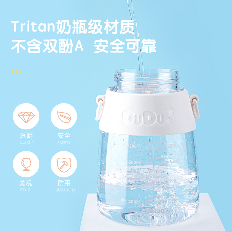 【希乐】大容量tritan吸管大肚杯子