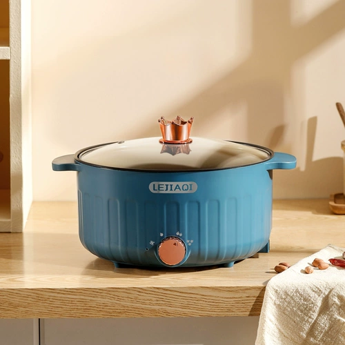 Электрический кулинарный горшок Многофункциональный интегрированный маленький в общежитие студент -домик маленький электрический кастрюль Мгновенный лапша Небольшой электрический горячий горшок 1 человек 2