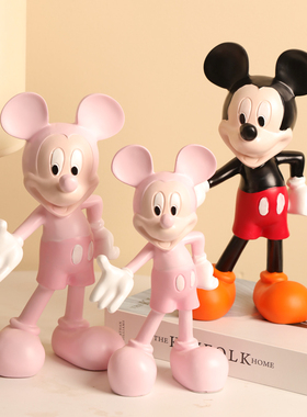 网红米奇公仔酒柜摆件客厅装饰品