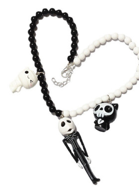 项链万圣节惊魂杰克逊骷髅幽灵女