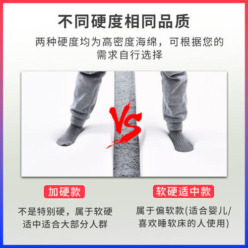 海绵床垫家用单双人褥子1.5米1.8米学生宿舍高密度软硬榻榻米定做 - 图2