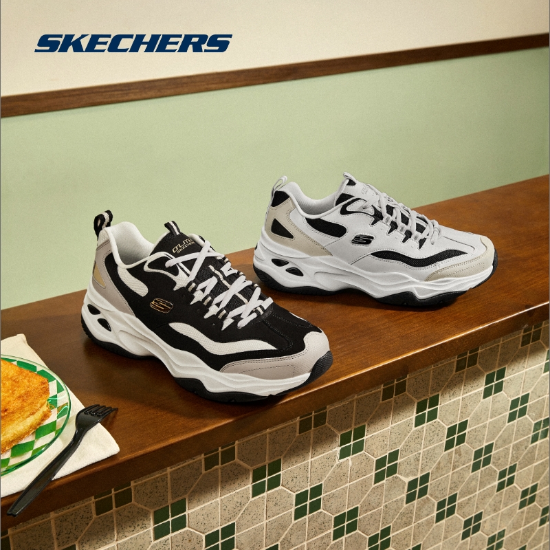 Skechers斯凯奇复古春秋老爹鞋官方正品女鞋增高运动休闲鞋情侣鞋