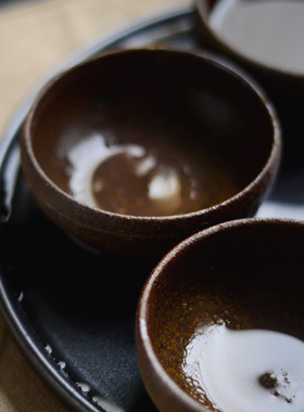 甚言先生景德镇陶功夫茶具礼品套装老岩泥纯手工拉坯古朴茶杯茶具