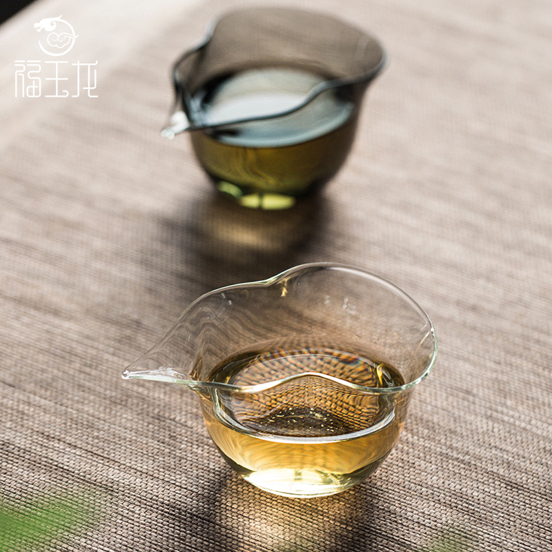 福玉龙葫芦创意高硼硅耐热玻璃公道杯个性茶海加厚日式简约分茶器-图2