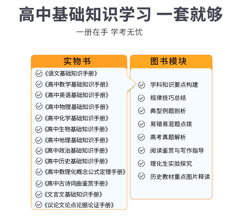 2024新版高中语文基础知识手册通用人教版数学英语物理化学生物知识大全薛金星高一二高三高考复习2022文言文议论文非新版资料书