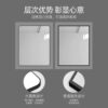 Bathroom mirror, bathroom wall-mounted, punch-free, wall-mounted makeup mirror, bathroom washbasin, home dressing mirror