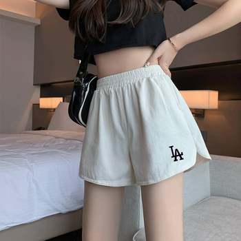 ins trendy sports shorts women's summer wear 2024 new loose slimming versatile wide-leg casual pants running pants hot