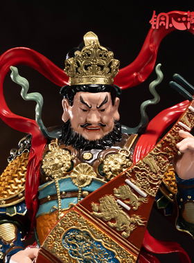 铜摆件《四大天王》铜装饰持国增长多闻广目桌面摆件招财镇宅礼品