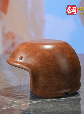 男士烟灰缸黄铜材质家居装饰