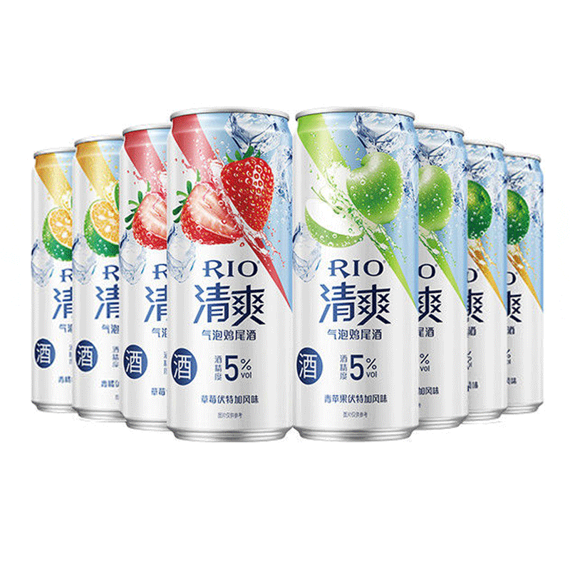 rio锐澳微醺清爽5 deg;预调果酒 圆兔食品预调鸡尾酒/Alcopop