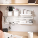 Duopai hole-free wall hook storage rack