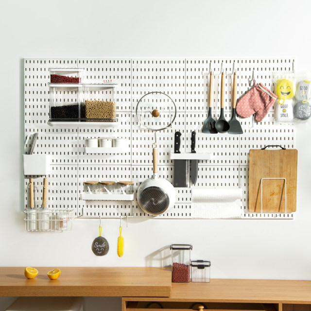 Duopai hole-free wall hook storage rack
