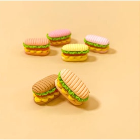 树脂仿真食物卡通食玩热狗 立体仿真DIY马卡龙汉堡新品配件