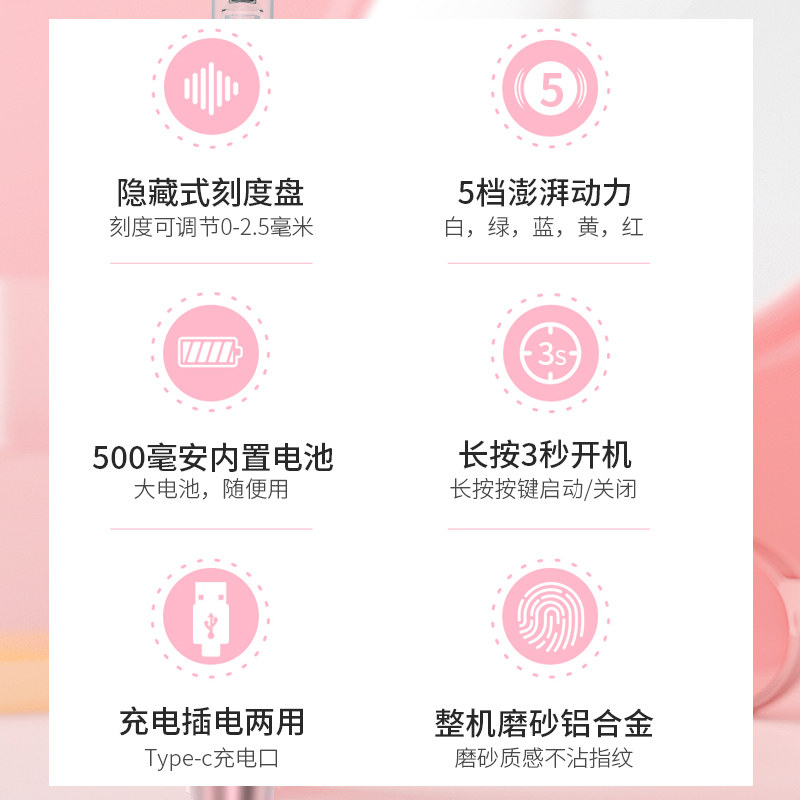 秋芙堂微针仪器电动飞梭笔针头家用生发中胚mts脸部纳米微晶导入,淘宝优惠券,粉丝福利购,淘宝优惠卷