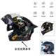 Motorcycle full face helmet 3C helmet night vision men's large tail fin