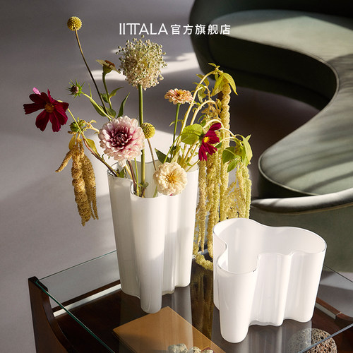 Iittala伊塔拉传奇湖泊系列进口透明玻璃花瓶装饰摆件 - 图1