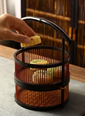 竹制品手工竹编迷你食盒