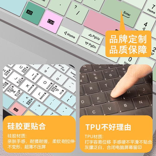 适用华硕无畏Pro16/Pro15 2024款键盘膜无畏15i笔记本电脑M5606 S5506M M1605X键盘保护膜X1502Z/M1502I - 图3