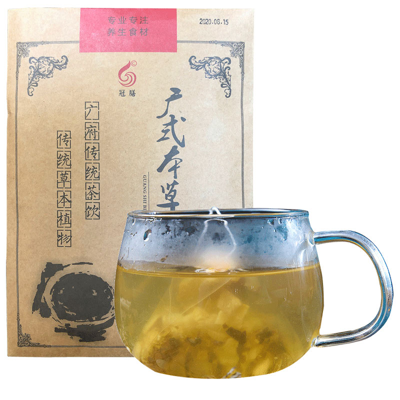 冠膳咽和茶咳之选 润喉清嗓 桔红枇杷叶茶广东煮泡传统凉养生茶包