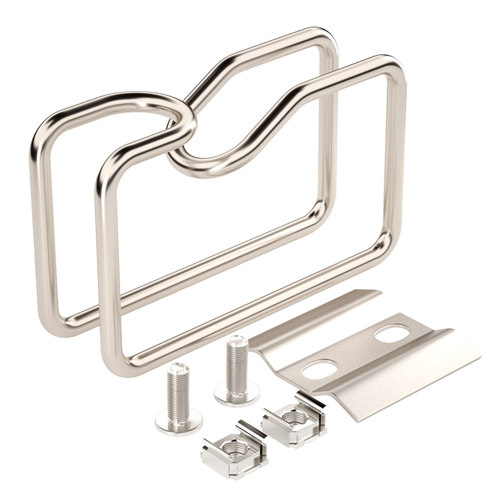 顶臻机柜理线环 九折型材 金属理线器 布线环集线环扎线环放线架 - 图0