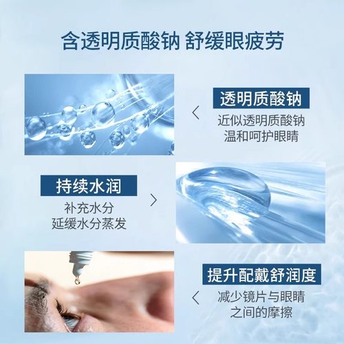 avizor优卓优润润滑液15ml角膜塑形镜润眼液隐形眼镜OK镜护理液TF - 图0