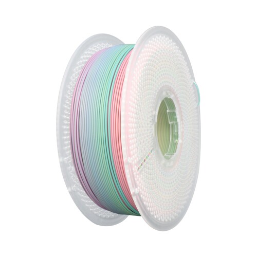 bing3d必应哑光彩虹3d打印耗材pla哑光双色渐变色糖果色彩虹1kg1.75mm3d打印机耗材哑光质感 - 图3