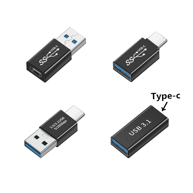 type-c转USB3.0母接口母对母转接头公对公type c公头转换器充电数据线连接母头适用华为手机苹果笔记本母口 - 图2