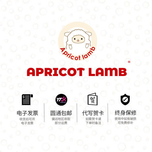 Apricotlamb 狗熊暖身毛绒玩具可爱儿童男女生日礼物宝宝玩偶公仔 - 图2
