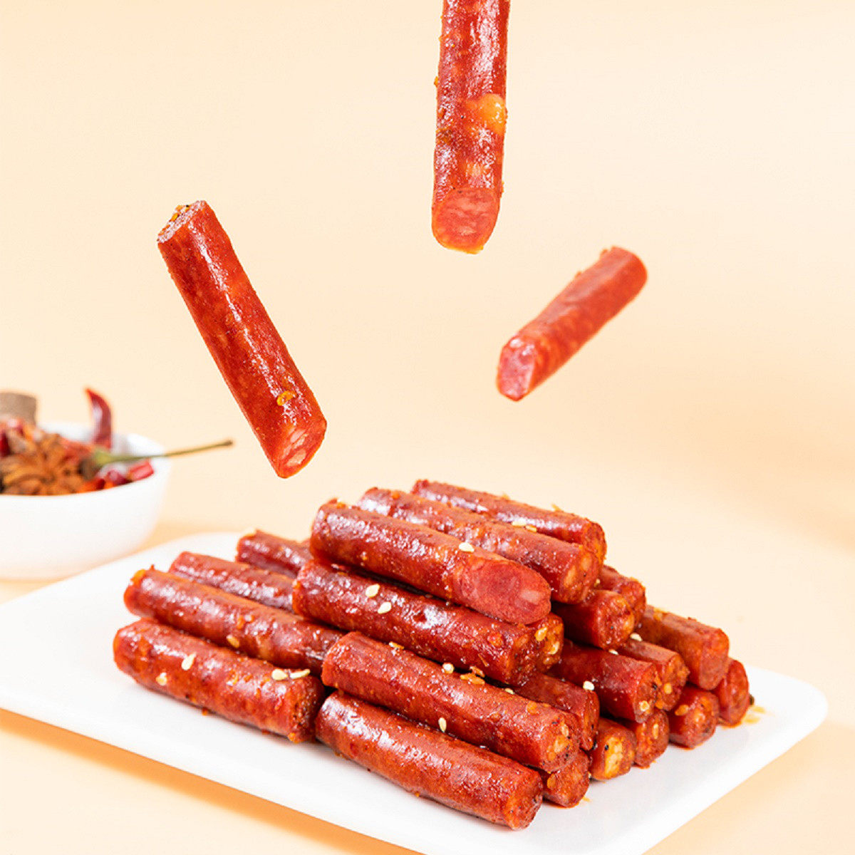 农香森迷你风味腊肠猪肉广式小烤肠腊肠甜咸火锅食材烧烤即食,淘宝优惠券,粉丝福利购,淘宝优惠卷