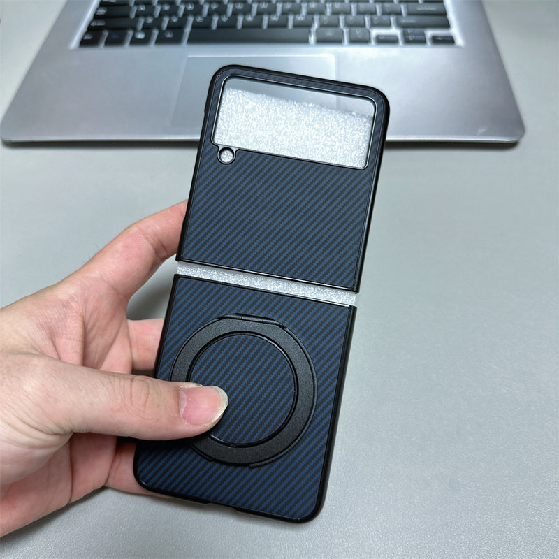 三星W23Flip手机壳新款折叠屏碳纤维纹素皮硬壳适用GalaxyW23Flip高级感商务旋转支架时尚全包防摔超薄保护套,淘宝优惠券,粉丝福利购,淘宝优惠卷