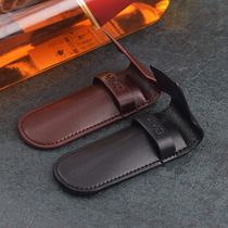 YIYO manual cigarette holder sleeve for mens cigarette holder portable cylinder filter tip protective sheath cortical sea willow cigarette holder case