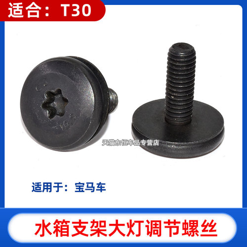 适用宝马水箱框架 龙门架螺丝 大灯螺丝 前咀螺丝 T30六花螺栓M6 - 图1
