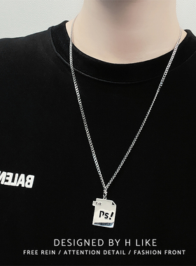 设计项链饰品创意蛇骨链情侣钛钢