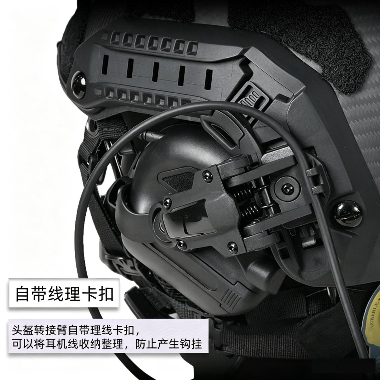 FAST tactical helmet headphone set Bluetooth headset military fan field chicken equipment cs protective training headset