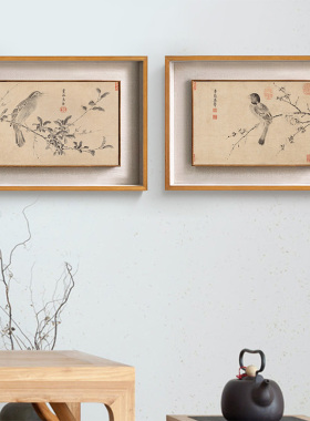 艺术家的礼物写生珍禽图装饰画