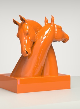 构得艺术家雕塑结婚摆件