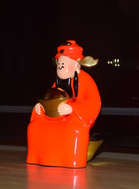 构得艺术原创潮流摆件财神