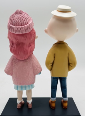 原创正版吴琼玻璃钢雕塑摆件