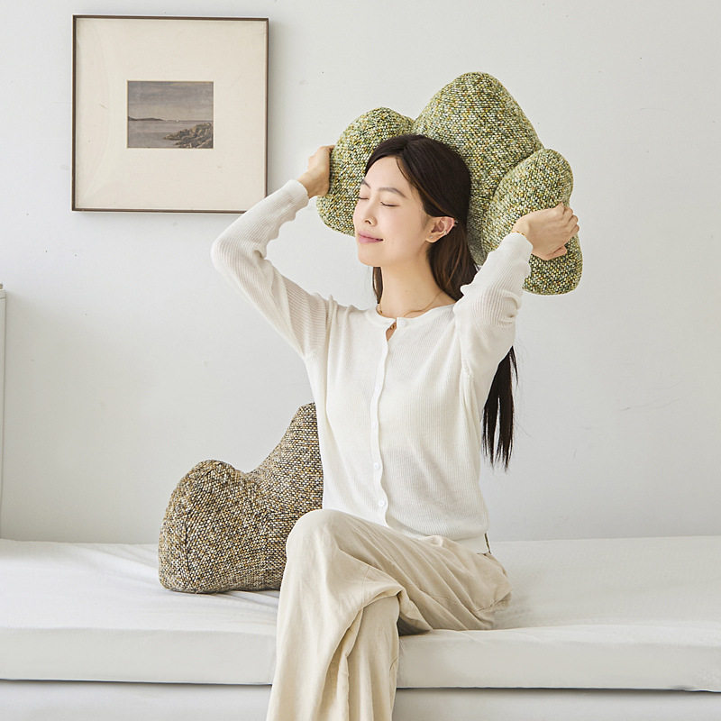 Backrest pillow cushion office waist backrest cushion sofa bedroom bay window mountain-shaped bedside cushion backrest cushion