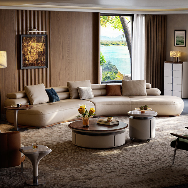 Yingyue sofa modern light luxury high-end curved