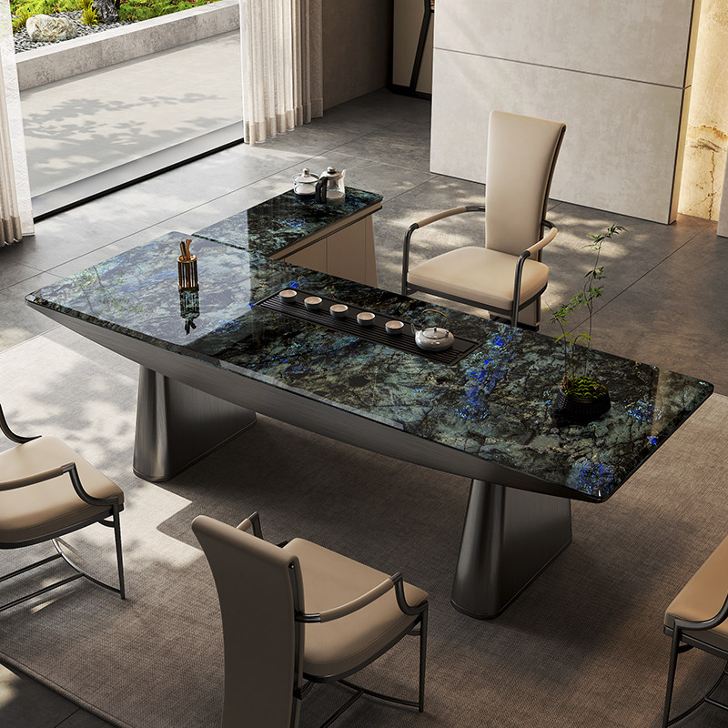 诚骏功夫茶桌椅组合高端大气泡茶台别墅家用不锈钢轻奢大理石茶桌,淘宝优惠券,粉丝福利购,淘宝优惠卷