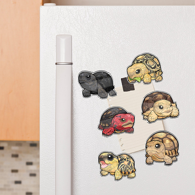 SuperRep动物星球心宽体胖类爬宠冰箱贴陆龟豹纹辐射亚达周边磁吸,淘宝优惠券,粉丝福利购,淘宝优惠卷