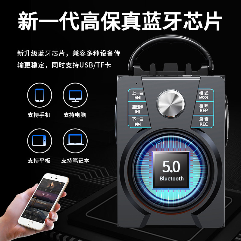 音响蓝牙便携式小型户外带无线话筒K歌音箱手提广场舞手机家用,淘宝优惠券,粉丝福利购,淘宝优惠卷