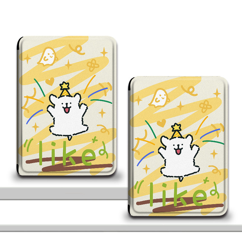 线条小狗电子书适用汉王clear6pro阅读器plus定制6寸电纸书clear7卡通保护套Turbo磁吸N10mini7.8寸个性壳潮,淘宝优惠券,粉丝福利购,淘宝优惠卷