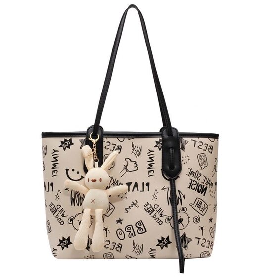 Large-capacity bag for women 2025 new texture commuting large bag fashionable versatile shoulder tote bag shopping bag