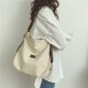 Three-purpose backpack 2024 new backpack schoolbag female college student canvas bag female shoulder crossbody bag popular texture